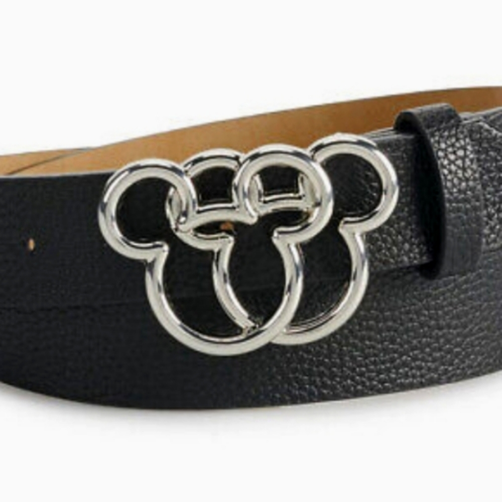 Disney Mickey Mouse Outline Buckle Belt-Assorted Sizes- (One For$25 Two For $35)